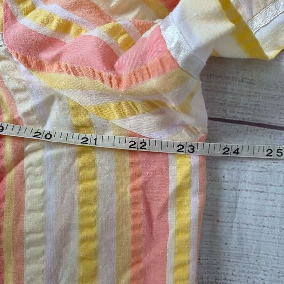 Basic editions women L cotton blend snap closure stripe textured robe - Picture 11 of 12